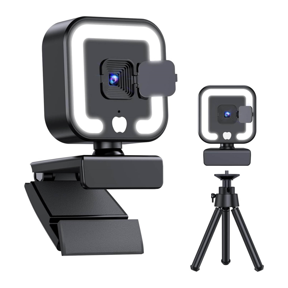 Typecat Webcam 4K Microfono Luce Riempimento