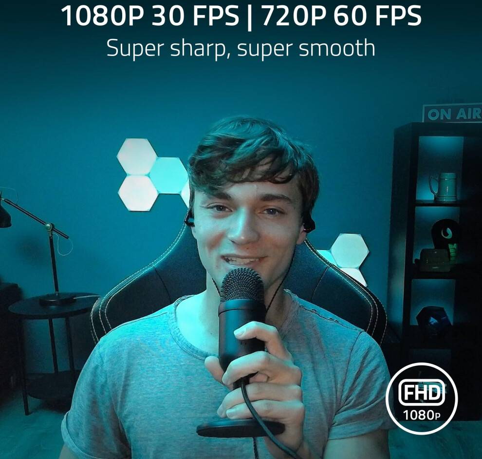 Webcam streaming Razer Streaming Camera USB Webcam 720p