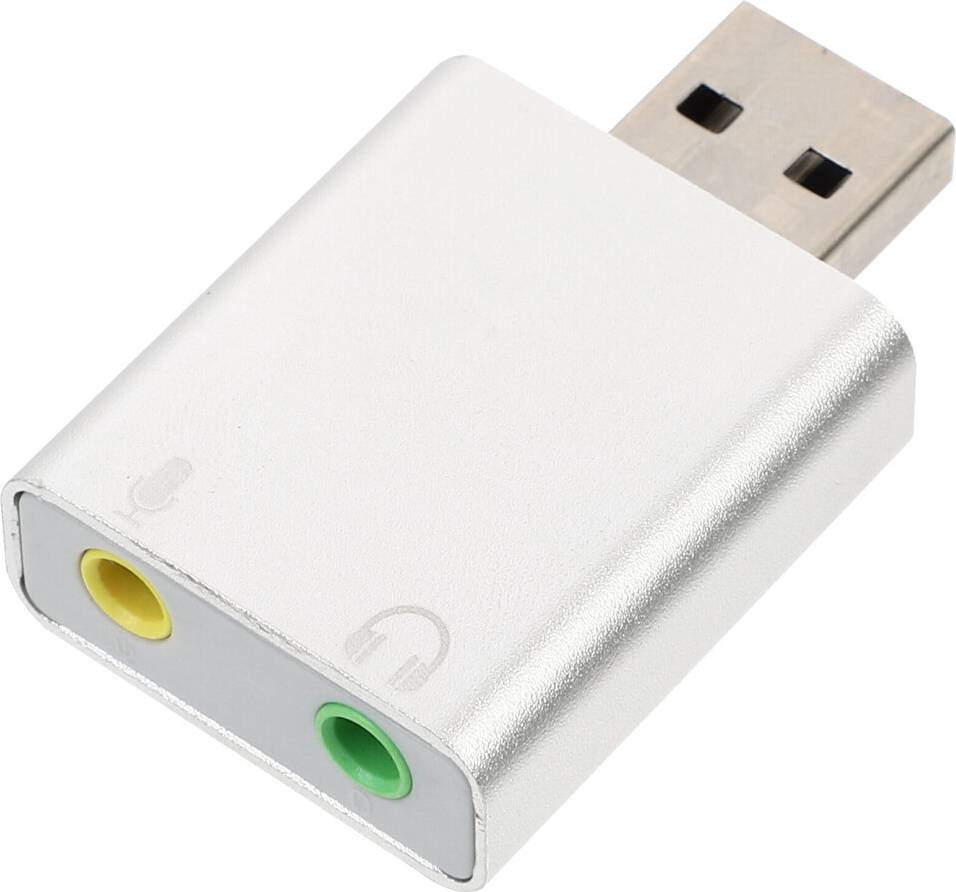 USB Audio Adapter External Sound Card
