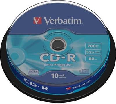 Verbatim CD-R 52x 700MB 10-Pack