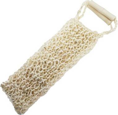 B&Q Fat Springystringy Back Scrub Natural
