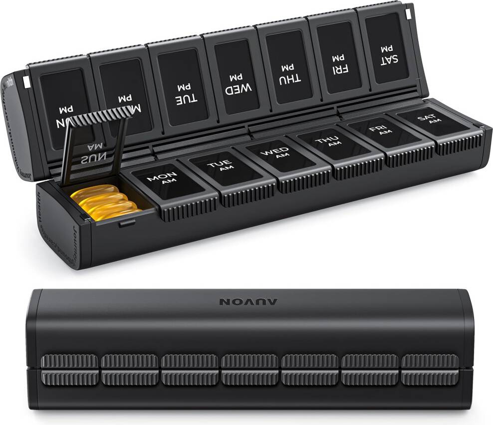 Foldable Weekly Pill Organiser Large Capacity
