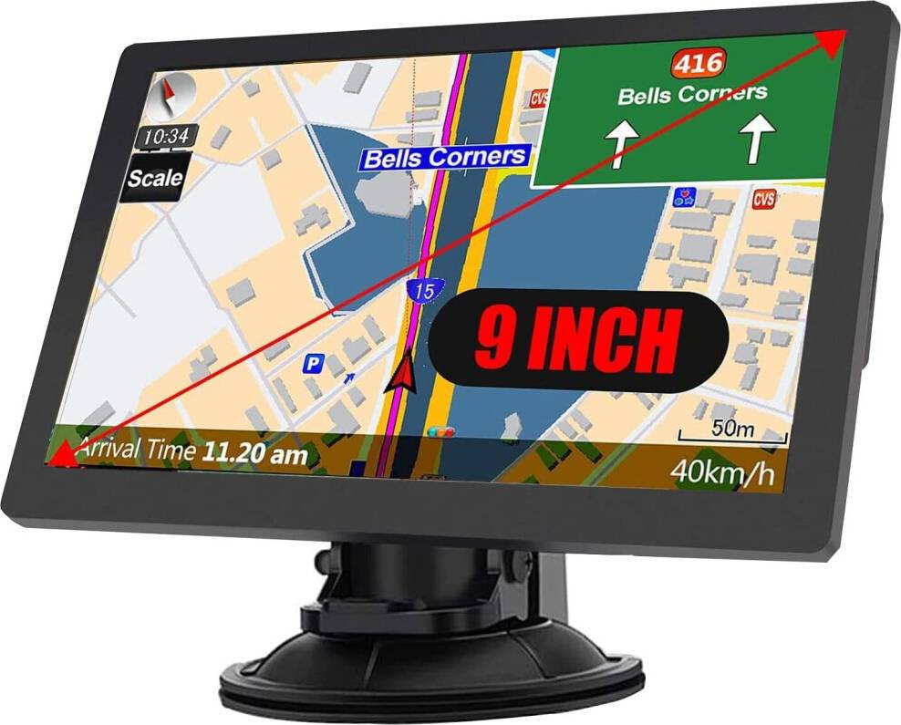 Sunvivid Sat Nav GPS Navigation 9 Inch