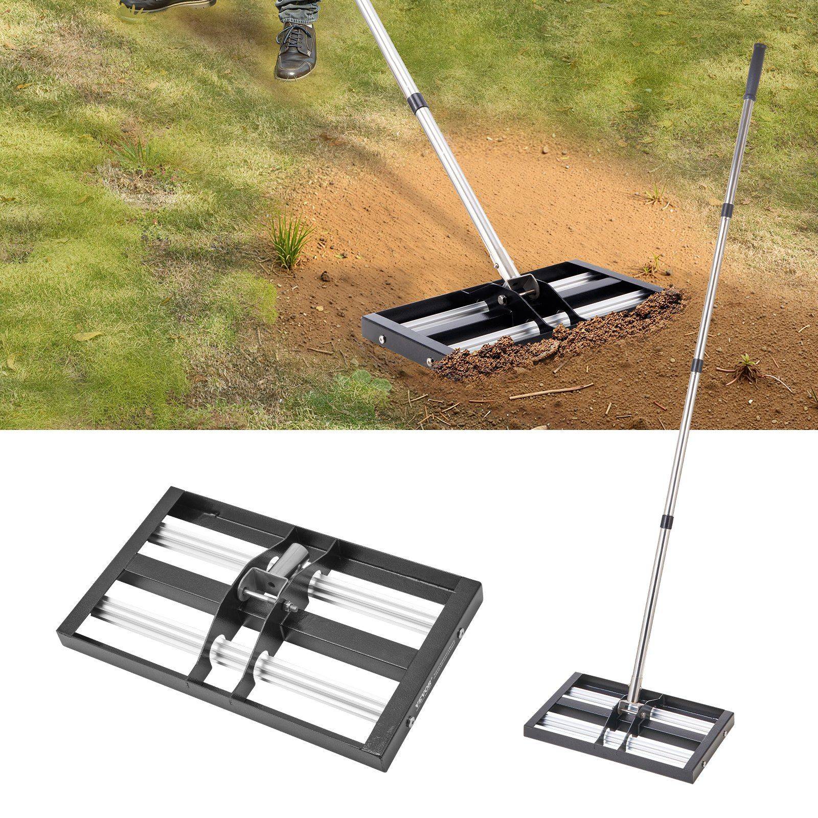 Garden rake Updated Lawn Leveling Rake 17 x 10 Inches