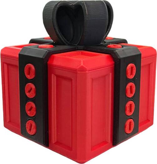 3D Printed Puzzle Gift Box 2.36 Inch