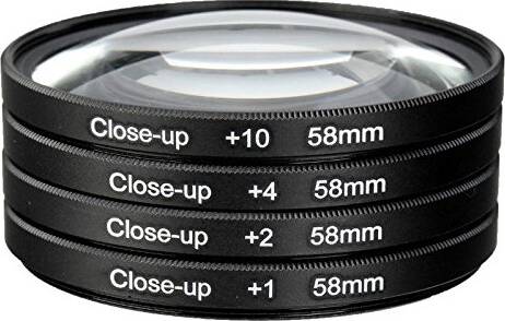 Camera Filter Polarizer Macro Close-Up Lens Kit