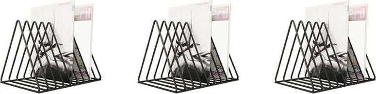 3X Vinyl Record CD Magazine Storage Rack