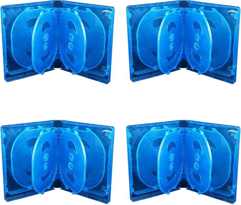 Cd storage 4X CD Storage Box 10-Piece Pack
