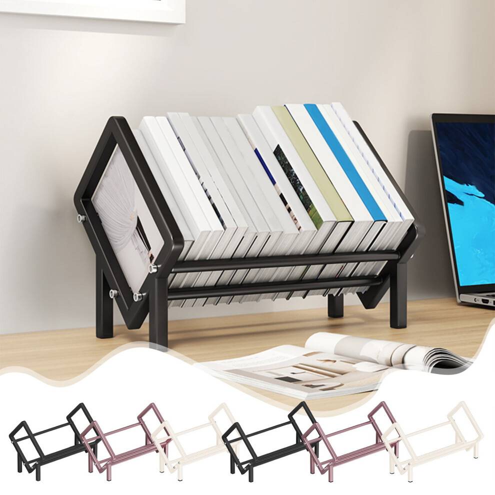 Vinyl Record Organizer Rack Sloped Metal