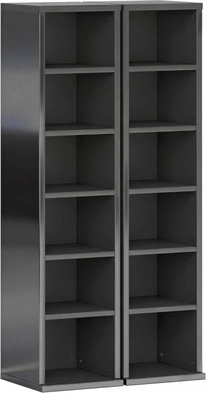 Homcom Cd Media Display Shelf Unit Tower Rack