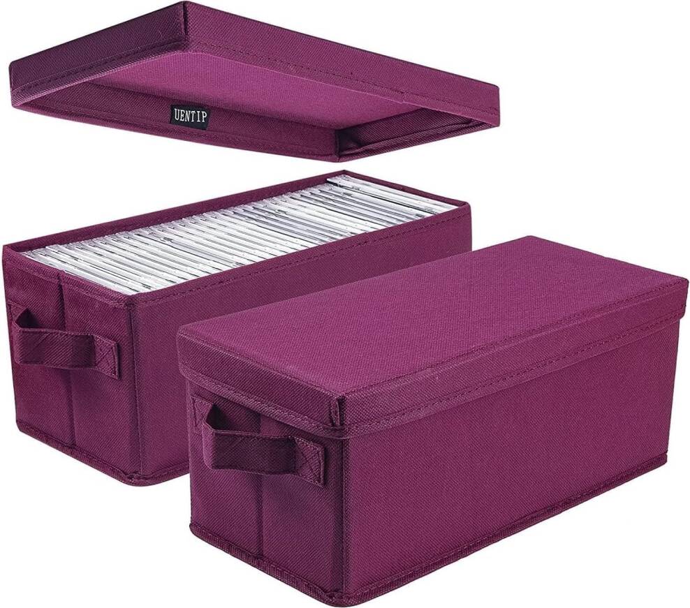 Cd storage CD Storage Boxes Pack of 2