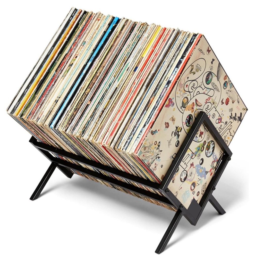 Easy Assembly Vinyl Record Storage Racks 100Lps