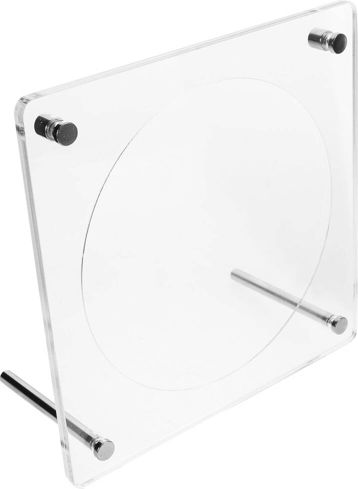 Acrylic CD Stand Rack Transparent Desktop Display Holder