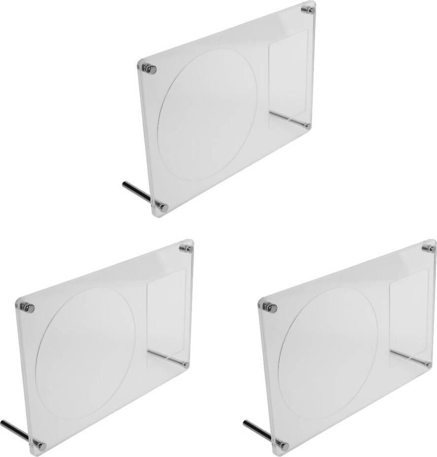 Acrylic CD Stand Rack 3 Pcs