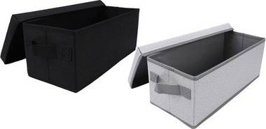 2pcs Cd Storage Box For Desktop Organizer
