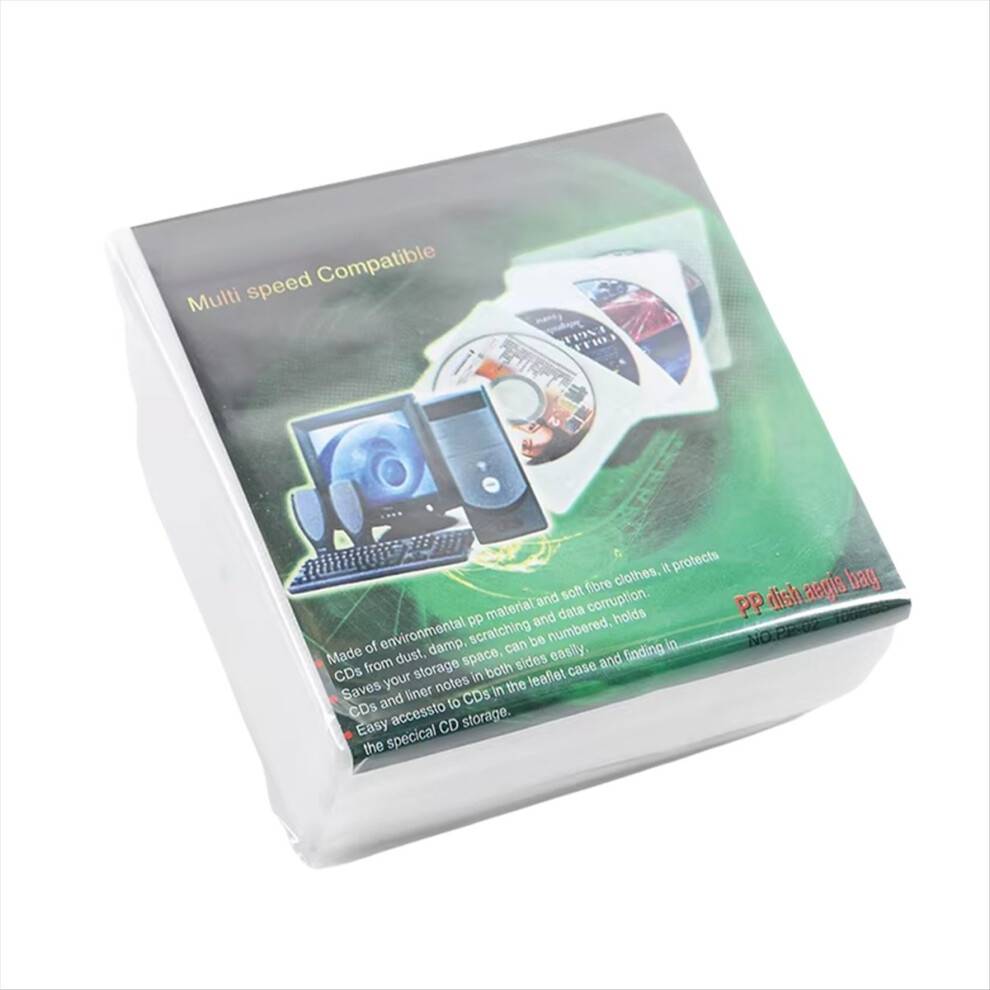 100 Pcs Dual-Sided CD DVD Collection Set