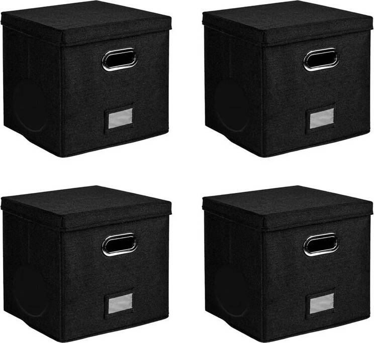 4pcs 12-Inch Vinyl Record Storage Box