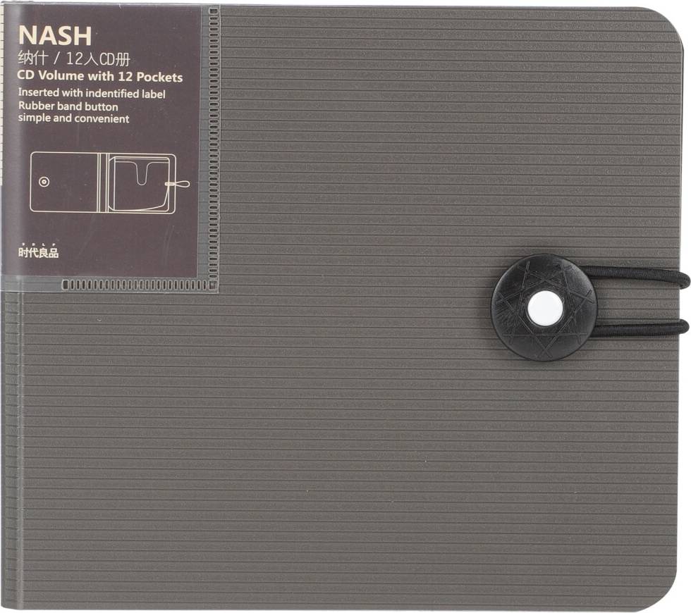 Cd storage CD Storage Book With Button Closure