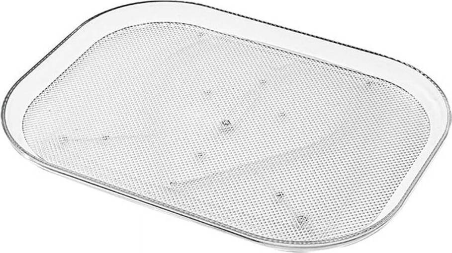 Transparent turntable Transparent Rotating Square Turntable Condiment Storage Rack