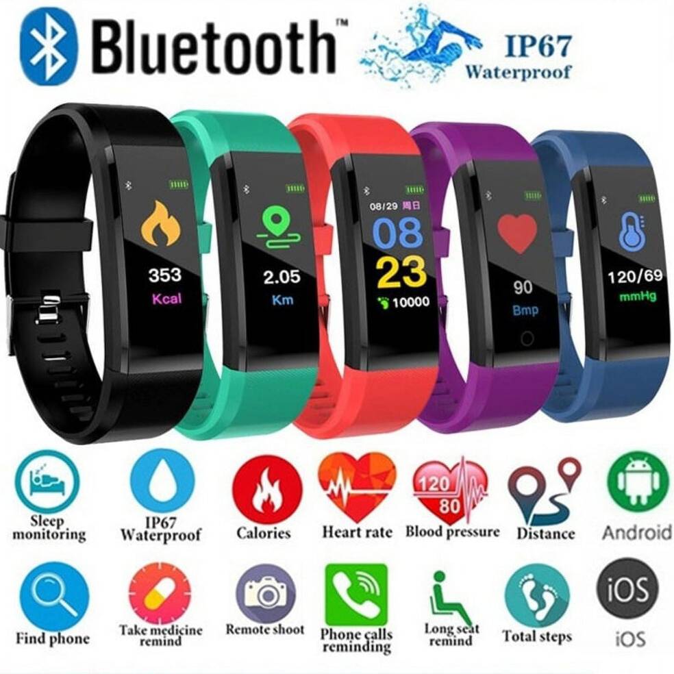 Waterproof Heart Rate Activity Monitor Tracker