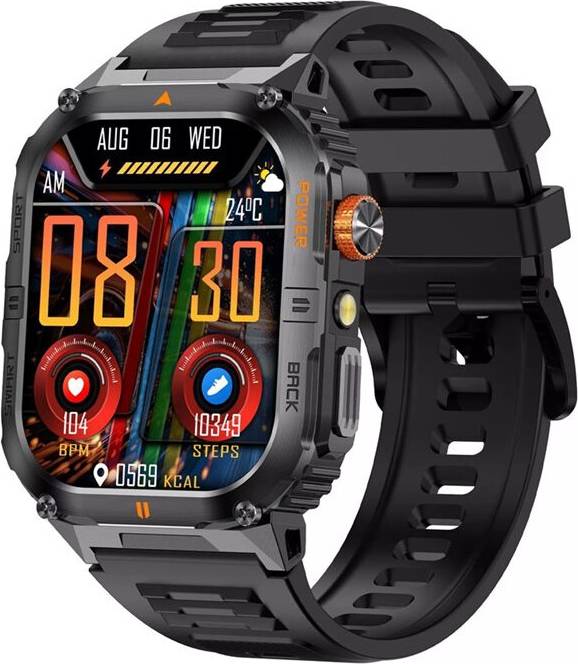 Military Smartwatch LED Flashlight