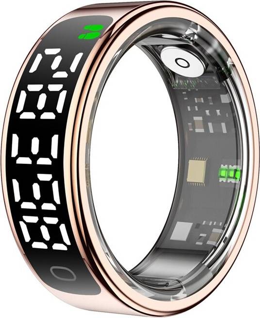 Kepptory Unisex Ring with Multifunc Display Size 12