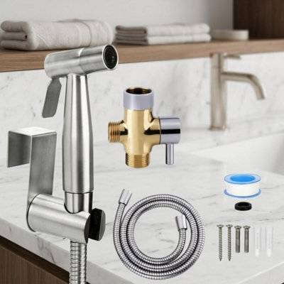 B&Q Handheld Bidet Sprayer Set