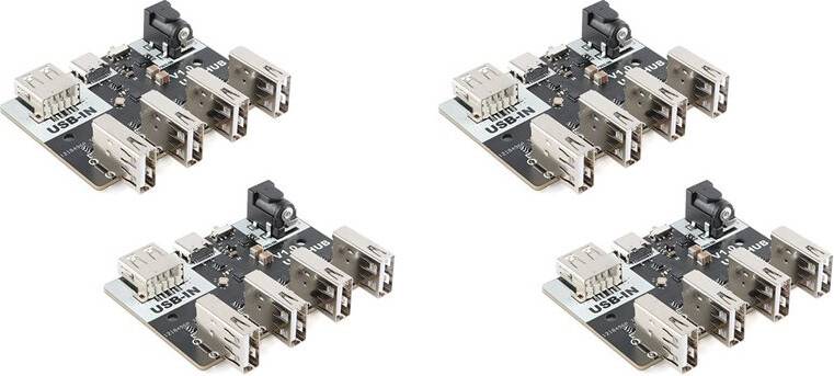 4Pcs USB Conector CH334 Hub Module