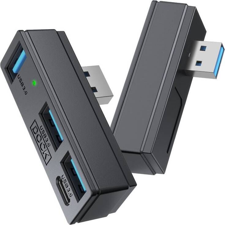 5gbps hub Kepptory 4 In1 USB 3.0 Hub 5Gbps