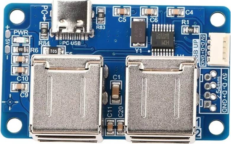 USB 2.0 1 to 4 Way Splitter Module