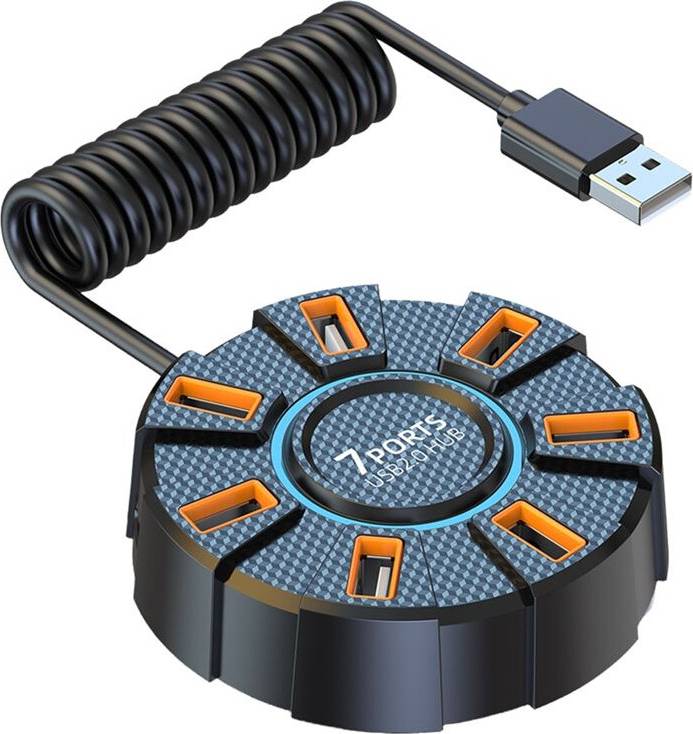 Tlily USB 2.0 Hub Multi Splitter Adapter