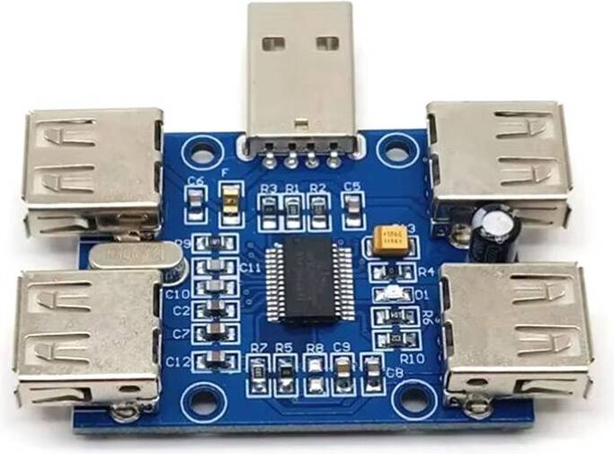 Tlily USB2.0 4 Port Controller Expansion Module