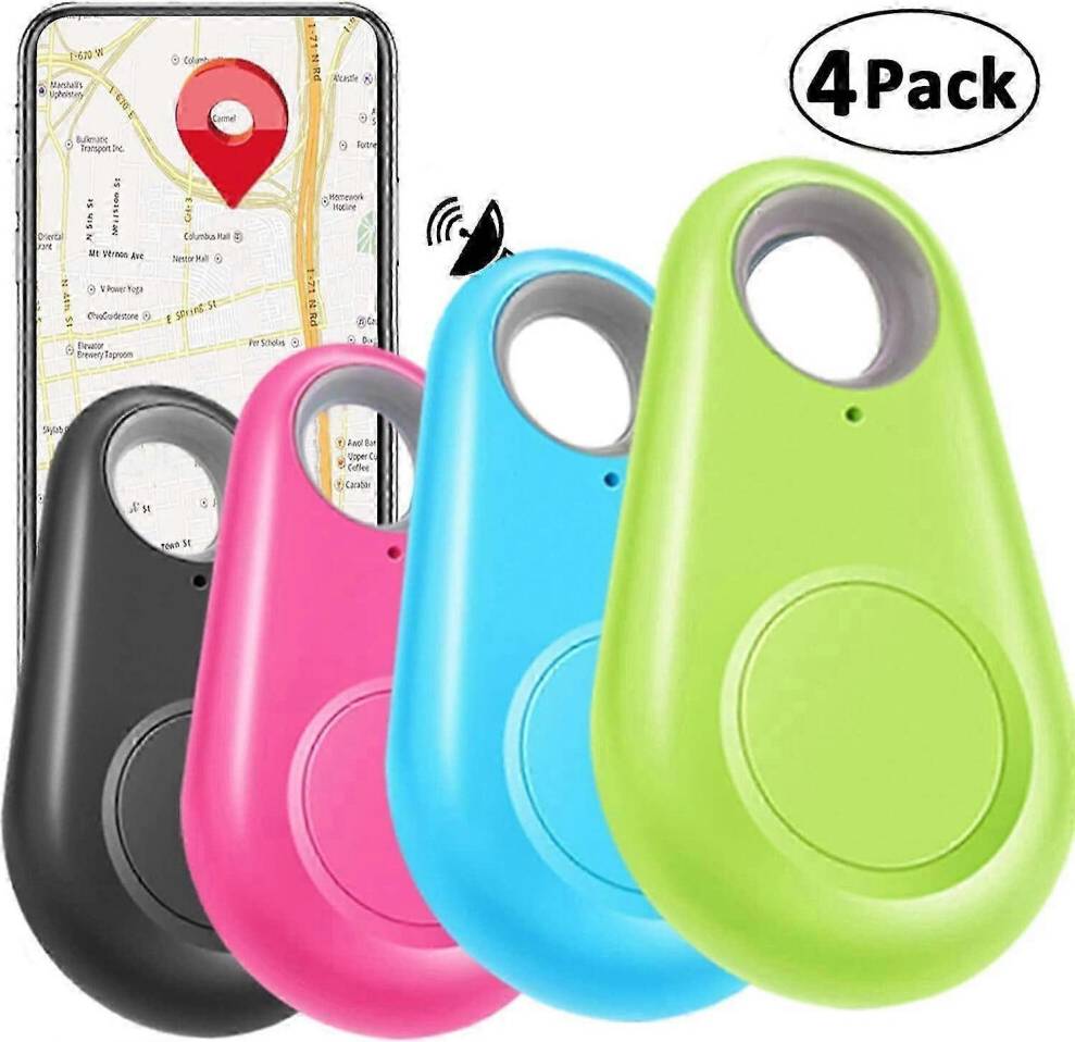 4-Pack Smart GPS Tracker Key Finder