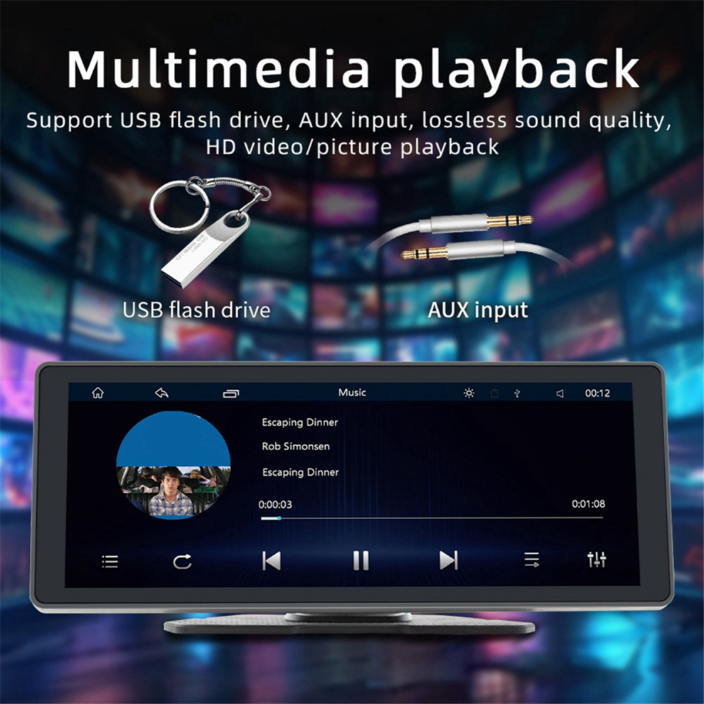 Portable screen Car 10.26 Inch Bluetooth Portable Screen GPS