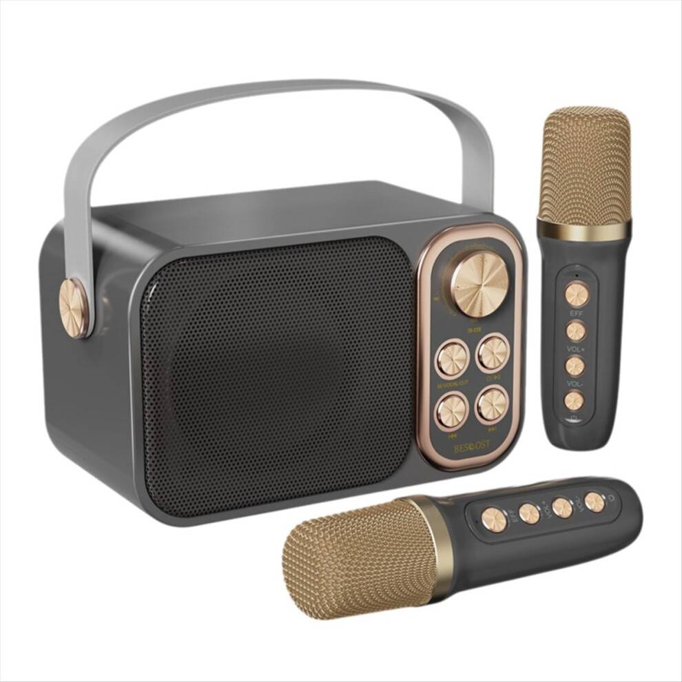 Portable Karaoke Machine RGB LED Lights