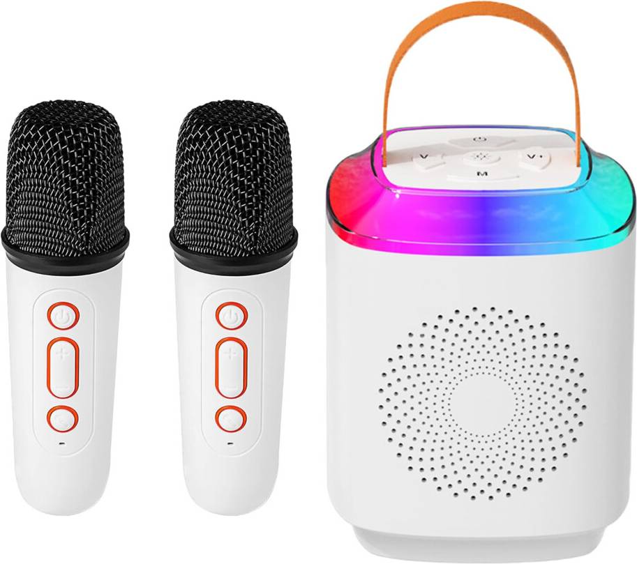 Chronus Mini Karaoke Machine With LED Light