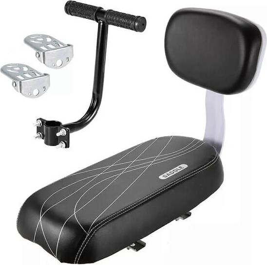 Premium Child Saddle Backrest Rear Carrier Set