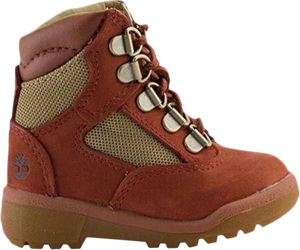 Red timberland boots Timberland Field Boot Toddler - Rust/Red