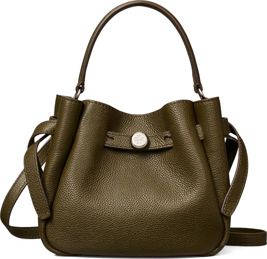 Tory Burch Mini Romy Bucket Bag Uld - Grøn