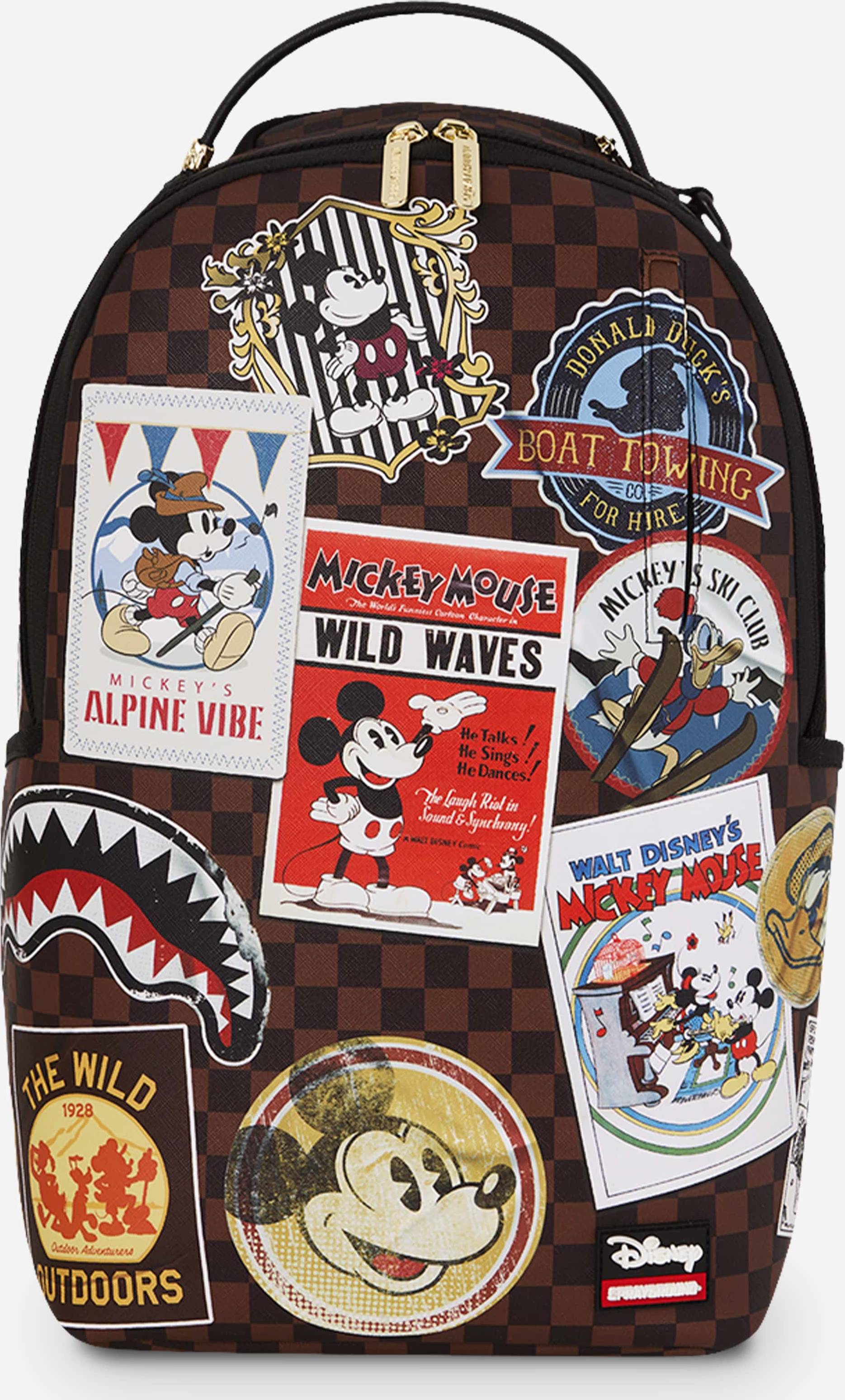 Mickey Mouse Backpack - Brown