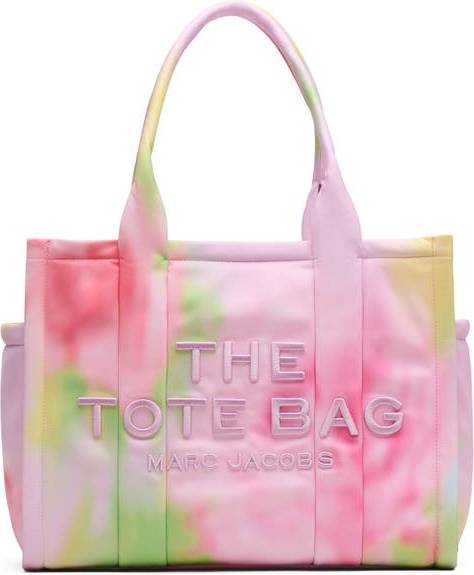 Marc Jacobs Large Woven Rope Tote Bag Ribbon Pink Multi