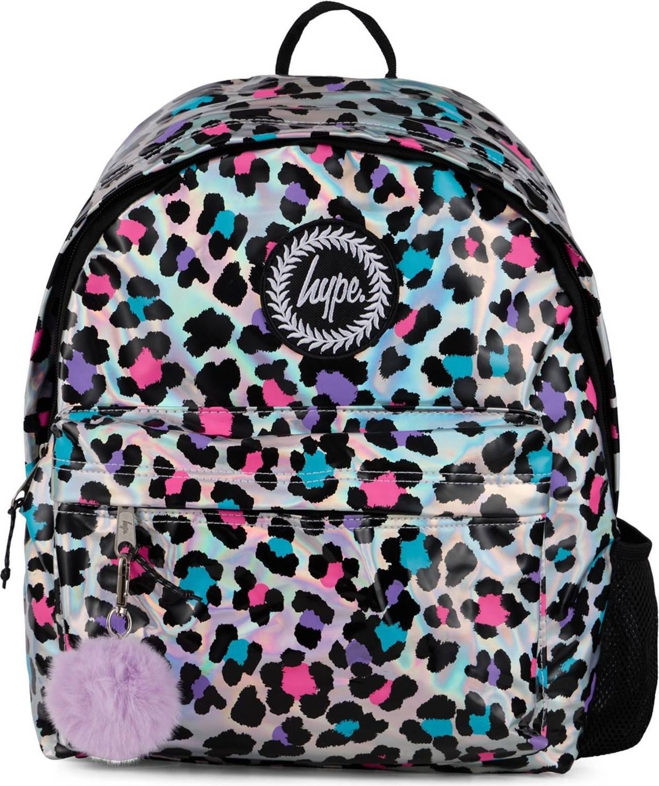 Hype Silver Leopard Print Backpack