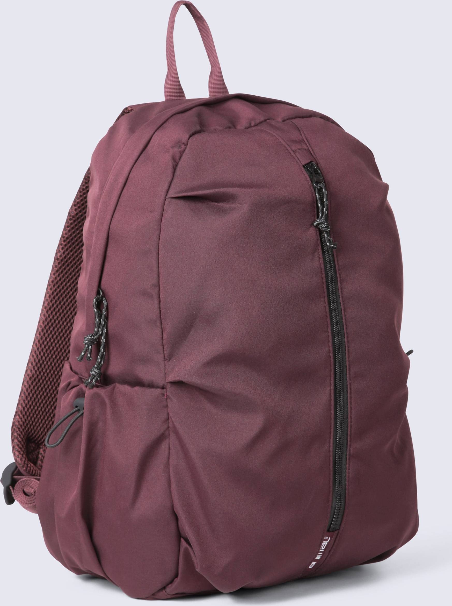 Animal Durable Multipocket Front Zip Padded Backpack - Dark Red