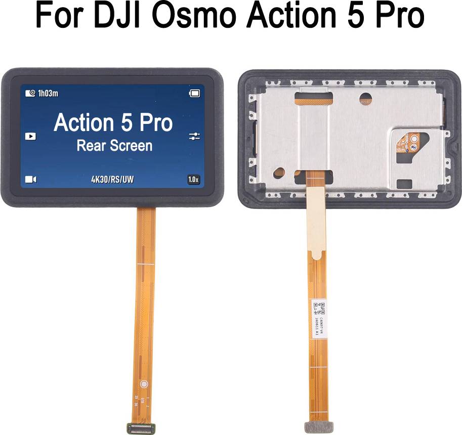Osmo Action 5 Pro Rear Screen Camera Display