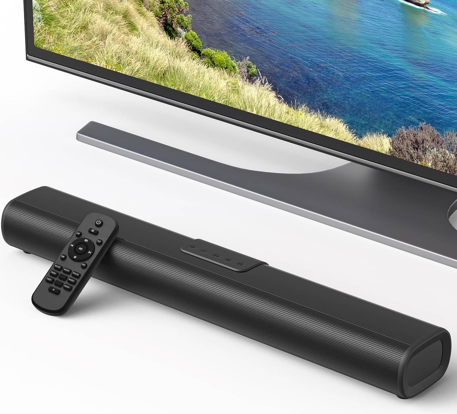Surround sound systems Sugift 50W TV Sound Bar 3D Surround System