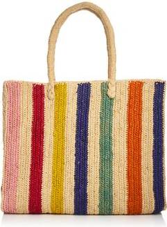 Raffia tote bag Aqua Raffia Tote - Multi