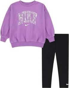 Nike Sweatset - Rosa/Svart