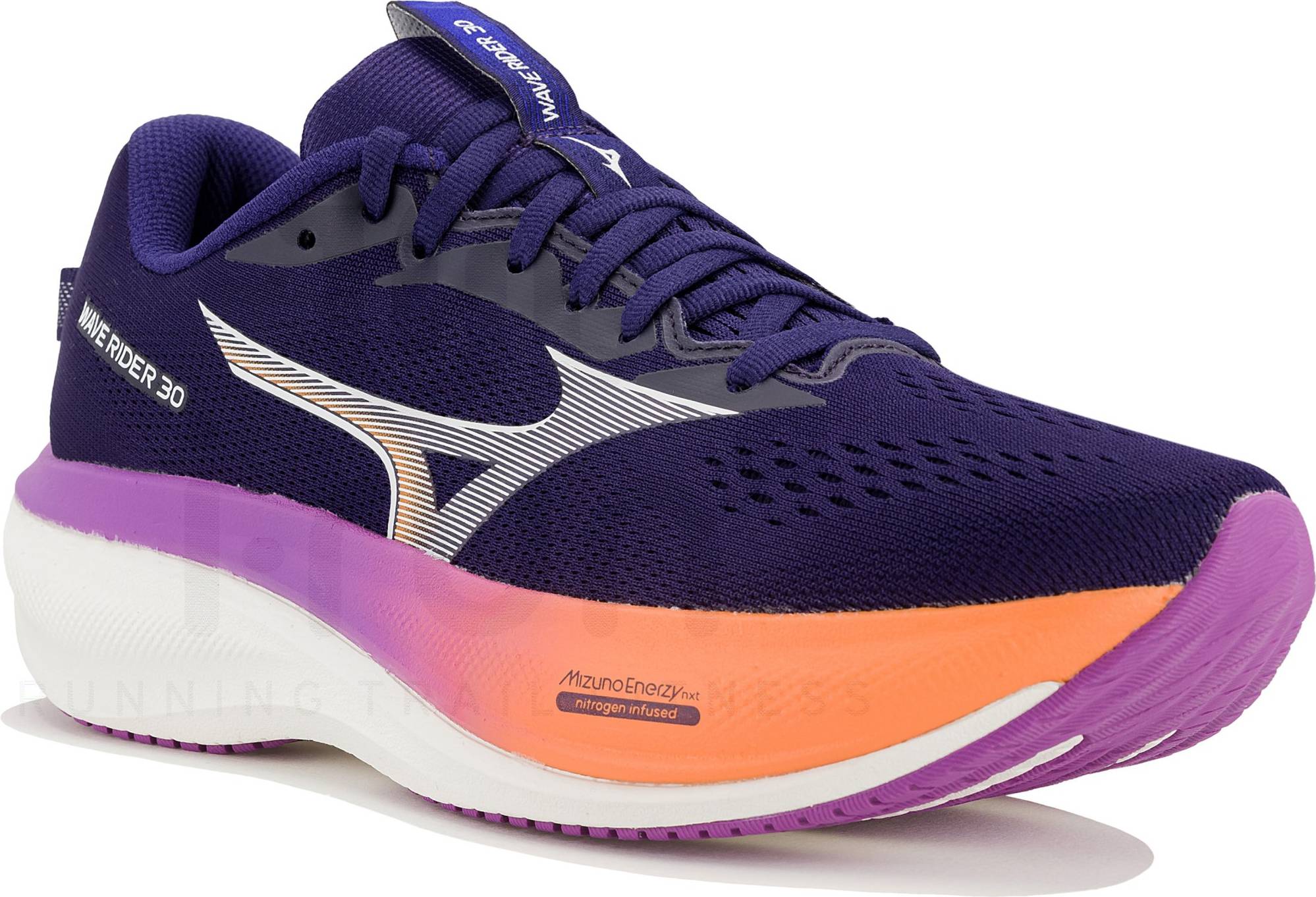 Mizuno Wave Rider 30 Löparskor Dam - Rhodonite/White/Firecracker