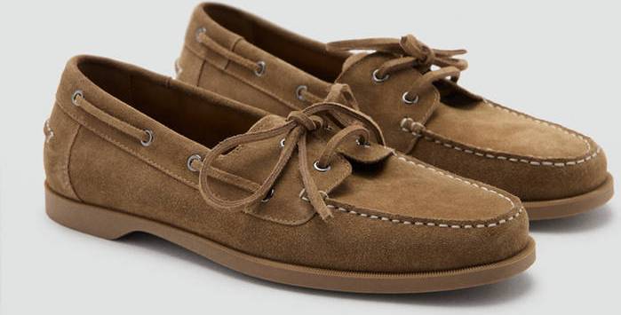 Mango Seglarskor - Tan-Brun