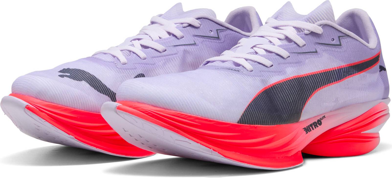 Puma Fast-R Nitro Elite 3 Running Shoes - Light Lavender Ultra Red